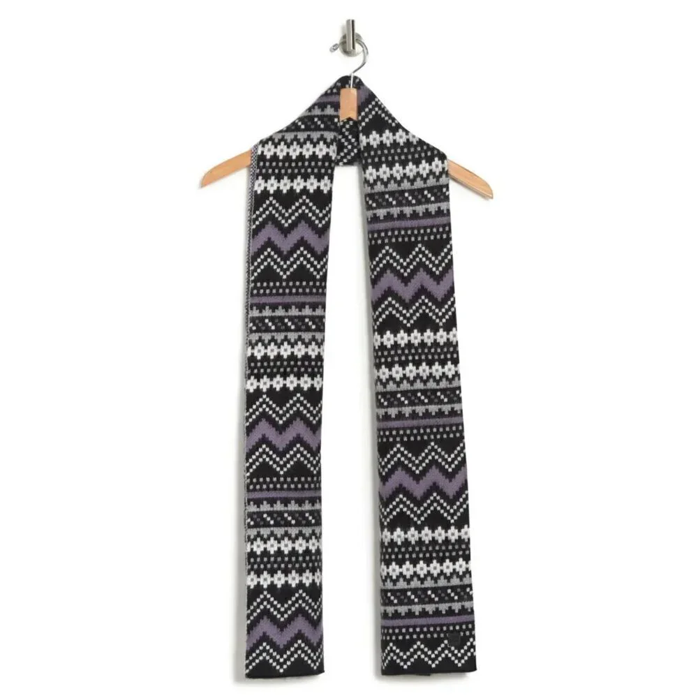 Frye & Co. Fair Isle Knit Scarf